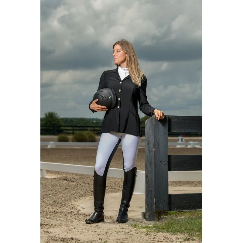 FITS Women's Zephyr Mesh Dressage Show Coat - Black 1 FITS Women's Zephyr Mesh Dressage Show Coat - Black