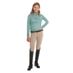 Ovation Kids' SoftFlex GripTec Breech - Neutral Beige