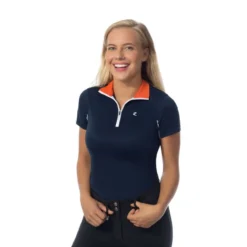 Horze Women's Trista Short Sleeve Sun Shirt - Peacoat Dark Blue/Grenadine Red 5 Horze Women's Trista Short Sleeve Sun Shirt - Peacoat Dark Blue/Grenadine Red -Ovation || Dublin Officials 375359 800 800