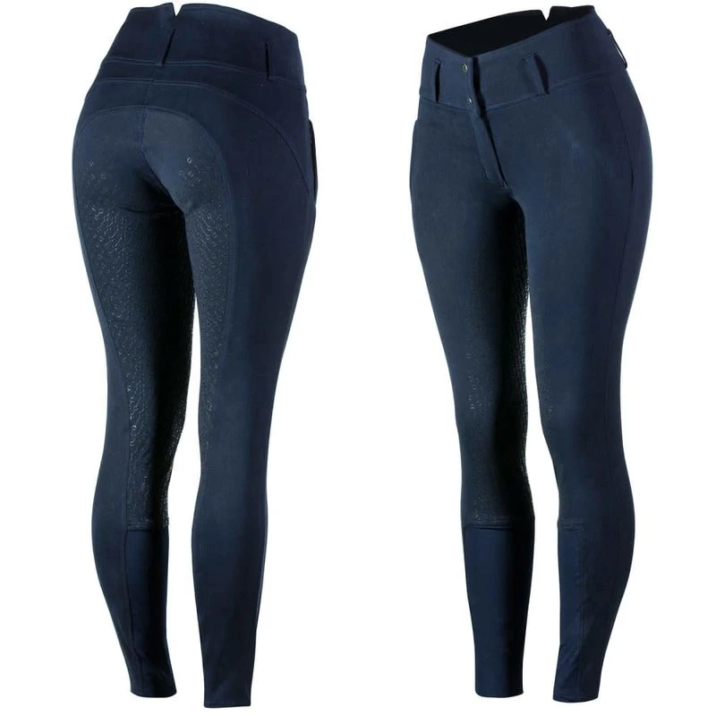 Horze Women's Daniela Full Seat Breeches - Dark Navy 1 Horze Women's Daniela Full Seat Breeches - Dark Navy