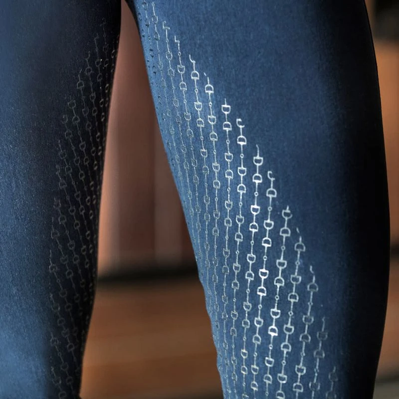 Horze Women's Daniela Full Seat Breeches - Dark Navy 2 Horze Women's Daniela Full Seat Breeches - Dark Navy - Image 2