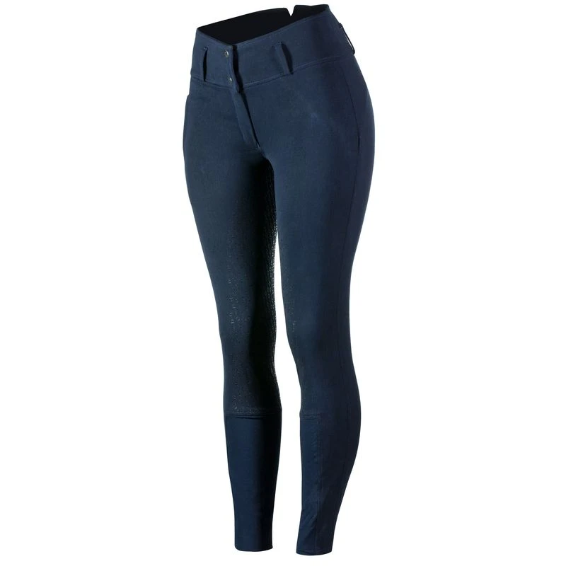 Horze Women's Daniela Full Seat Breeches - Dark Navy 4 Horze Women's Daniela Full Seat Breeches - Dark Navy - Image 4