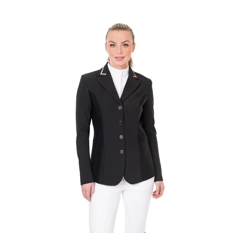 Ovation Women's Elegance Hybrid Euro Show Coat - Black 1 Ovation Women's Elegance Hybrid Euro Show Coat - Black