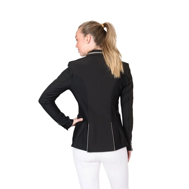 Ovation Women's Elegance Hybrid Euro Show Coat - Black 2 Ovation Women's Elegance Hybrid Euro Show Coat - Black - Image 2