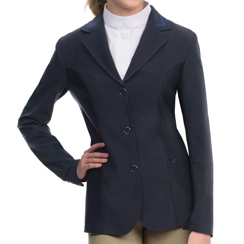 Ovation Women's Elegance Hybrid Show Coat - Navy 1 Ovation Women's Elegance Hybrid Show Coat - Navy
