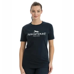 Horseware Women's Signature Cotton T-Shirt - Navy