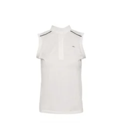 Alessandro Albanese Women's Monza Sleeveless Competition Top - White