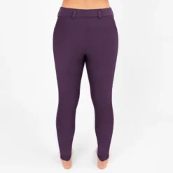 Irideon Kids' Thermasoft Knee Patch Breeches - Aubergine 5 Irideon Kids' Thermasoft Knee Patch Breeches - Aubergine -Ovation || Dublin Officials 406346 800 800