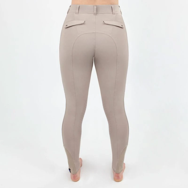 Irideon Women's Camber Knee Patch Breeches - Classic Tan 4 Irideon Women's Camber Knee Patch Breeches - Classic Tan - Image 4
