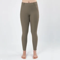 Irideon Kids' Issential Capriole Knee Patch Tights - Brindle