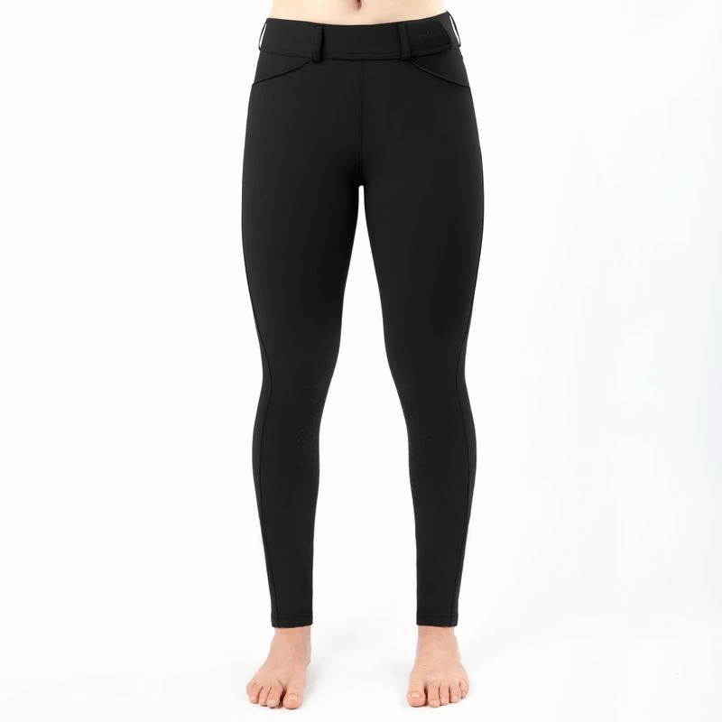 Irideon Women's Cadence Elite Rival Knee Patch Breeches - Black 2 Irideon Women's Cadence Elite Rival Knee Patch Breeches - Black - Image 2