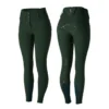 Horze Women's Desiree High Waist Full Seat Breeches - Mountain View Green