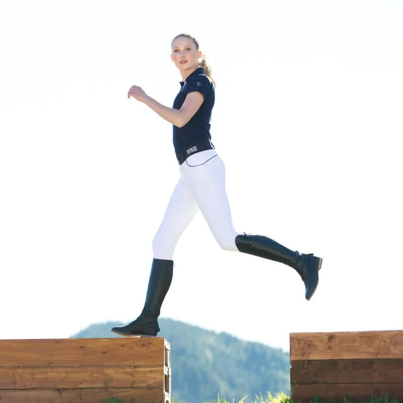 Horze Women's Nordic Performance Full Seat Breeches - White 3 Horze Women's Nordic Performance Full Seat Breeches - White - Image 3