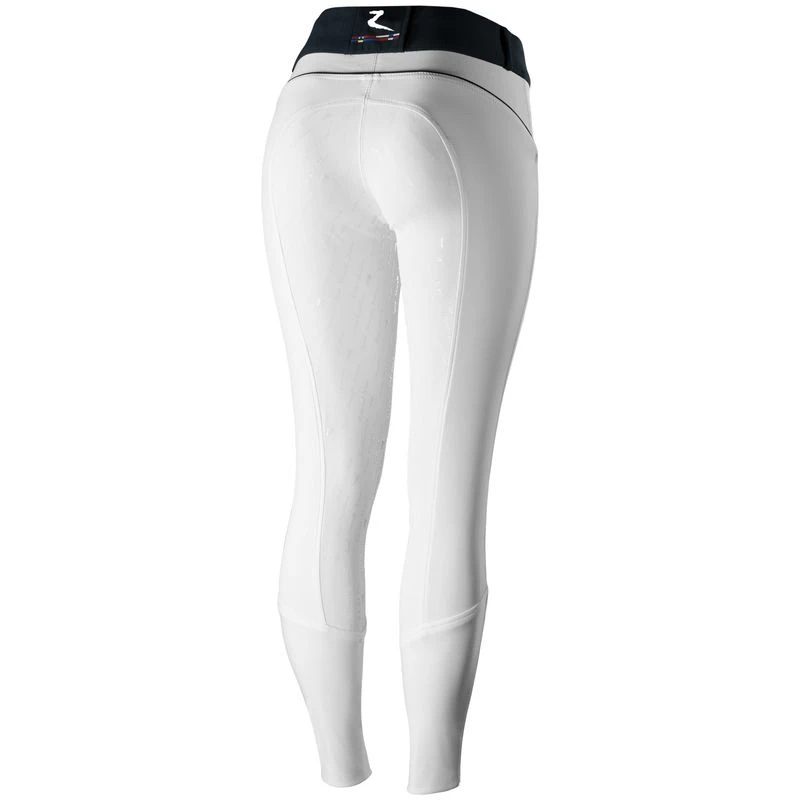 Horze Women's Nordic Performance Full Seat Breeches - White 4 Horze Women's Nordic Performance Full Seat Breeches - White - Image 4