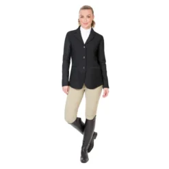 Ovation Women's Signature AirFlex 3-Button Show Coat - Black