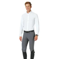 Romfh Men's Argento Knee Patch Euroseat - Steel Grey