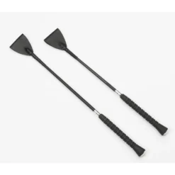 County Leather Wrap Soft Grip 19" Bat - Black