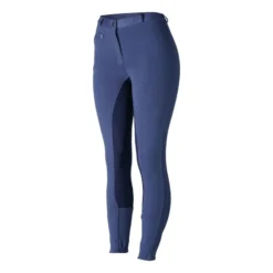 Horze Women's Active Full Seat Breeches - Coastal Fjord Blue/Patriot Blue 11 Horze Women's Active Full Seat Breeches - Coastal Fjord Blue/Patriot Blue -Ovation || Dublin Officials 453294 800 800