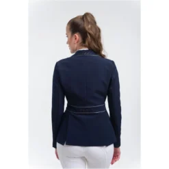 Cavalliera Women's Venice Show Jacket - Navy Blue/Grey -Ovation || Dublin Officials 455462 800 800