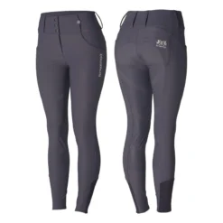 B Vertigo Women's Dianne Thermo Full Seat Breeches - Periscope Dark Grey