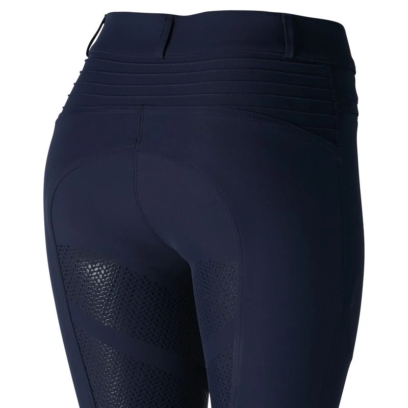 B Vertigo Women's Drea Silicone Full Seat Breeches - Dark Navy 2 B Vertigo Women's Drea Silicone Full Seat Breeches - Dark Navy - Image 2