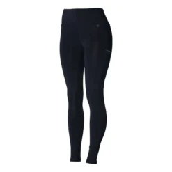 Horze Women's Roselina Full Seat Tights W/Crystal Details - Dark Dark Blue -Ovation || Dublin Officials 477578 800 800