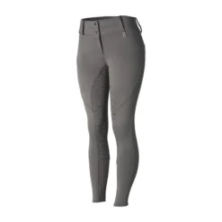 Horze Women's Rhea Full Seat Thermo Breeches W/Back Pockets - Charcoal Grey -Ovation || Dublin Officials 498321 800 800