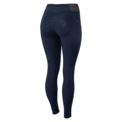 Horze Women's Tights W/Black Glitter - Dark Blue -Ovation || Dublin Officials 498472 800 800