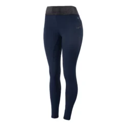 Horze Women's Tights W/Black Glitter - Dark Blue -Ovation || Dublin Officials 498473 800 800