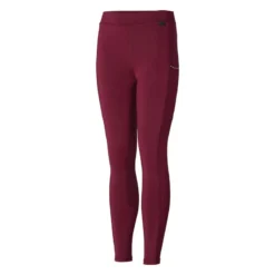 Horze Kids' Full Seat Tights W/Crystal Details - Poppy Red -Ovation || Dublin Officials 498838 800 800