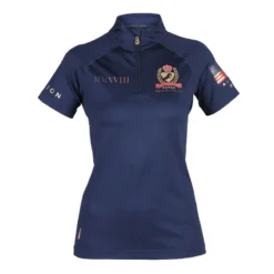Shires Aubrion Women's Team Short Sleeve Base Layer - Navy