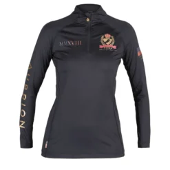 Shires Aubrion Women's Team Long Sleeve Base Layer - Black