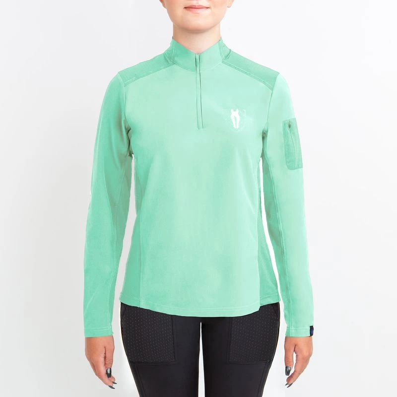 Irideon Women's Luna Coolstretch Long Sleeve Jersey - Island Green 1 Irideon Women's Luna Coolstretch Long Sleeve Jersey - Island Green
