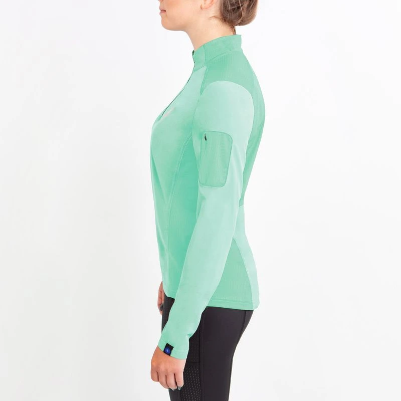 Irideon Women's Luna Coolstretch Long Sleeve Jersey - Island Green 3 Irideon Women's Luna Coolstretch Long Sleeve Jersey - Island Green - Image 3
