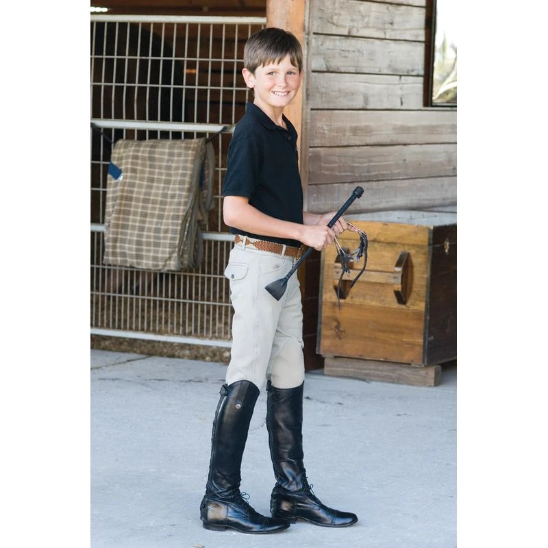 Ovation Kids' Boys 4-Pocket Classic Breech - White 1 Ovation Kids' Boys 4-Pocket Classic Breech - White