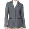 Ovation Women's Signature AirFlex Coat W/Contrast Collar - Grey/Black