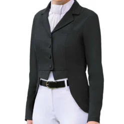 Ovation Women's Elegance Dressage Short Tail Coat - Black