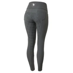 Horze Women's Desiree Full Seat Breeches - Charcoal Grey