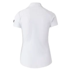 Horze Women's Sianna Short Sleeved Show Shirt W/ Lace Shoulders - White -Ovation || Dublin Officials 531606 800 800
