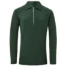 Horze Kids' Tiana Long Sleeved Polo - Mountain View Green