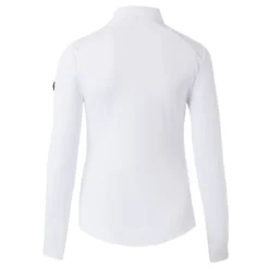 Horze Women's Sianna Long Sleeved Show Shirt W/ Lace Shoulders - White -Ovation || Dublin Officials 532554 800 800