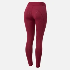 Horze Women's Nadia 4-Pocket Full Seat Tights - Anemone Dark Pink