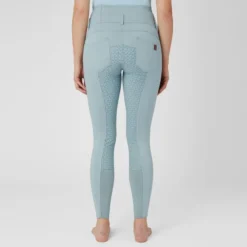 Horze Women's Tara Full Seat Breeches - Corydalis Light Blue -Ovation || Dublin Officials 541571 800 800