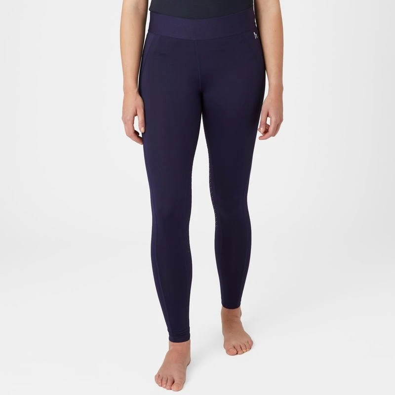 Horze Women's Tessa Full Seat Riding Tights - Peacoat Dark Blue 5 Horze Women's Tessa Full Seat Riding Tights - Peacoat Dark Blue - Image 5
