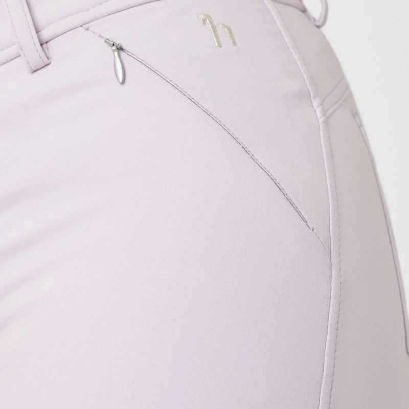 Horze Women's Kaitlin Knee Patch Breeches - Orchid Hush 2 Horze Women's Kaitlin Knee Patch Breeches - Orchid Hush - Image 2