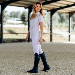 Horze Women's Kaitlin Knee Patch Breeches - Orchid Hush 7 Horze Women's Kaitlin Knee Patch Breeches - Orchid Hush -Ovation || Dublin Officials 543687 800 800