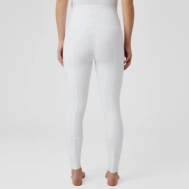 B Vertigo Women's Natalia Full Seat Breeches W/Lace Detail - White 2 B Vertigo Women's Natalia Full Seat Breeches W/Lace Detail - White - Image 2