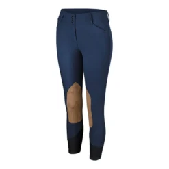 RJ Classics Women's Gulf Natural Rise Front Zip Breeches - Navy