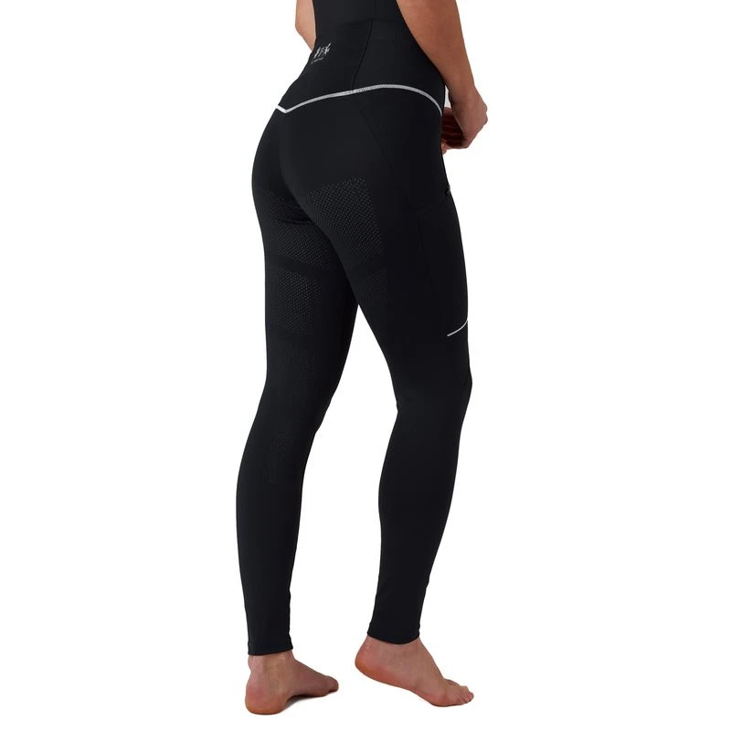 B Vertigo Women's Adara High Waist Full Seat Tights - Dark Navy 3 B Vertigo Women's Adara High Waist Full Seat Tights - Dark Navy - Image 3