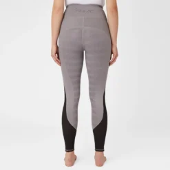 Horze Women's Danica High Waist Tights With Mesh Insert - Zinc -Ovation || Dublin Officials 548156 800 800